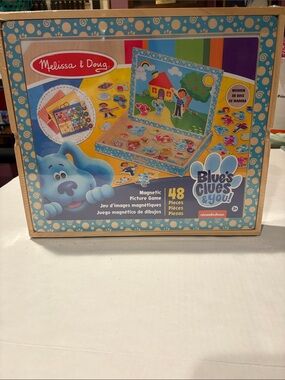 Melissa & Doug Blue's Clues & You Magnetic Picture Game - Blue